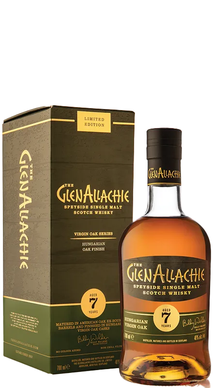 GlenAllachie 7 Ani Hungarian Oak Finish Single Malt Whisky 0.7L